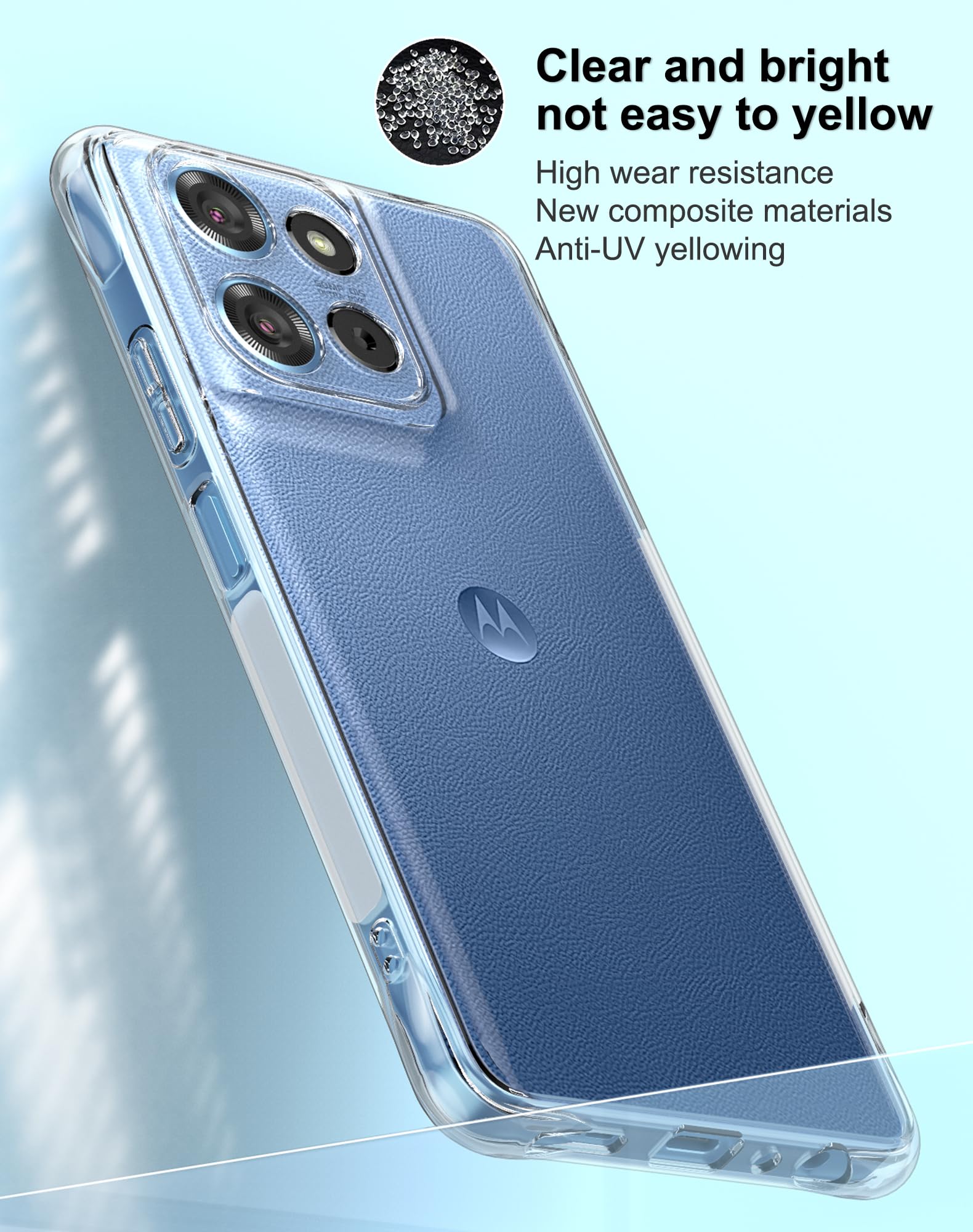 Amazon.com: Foluu Clear Case for Motorola Moto G (2025) - Slim Fit